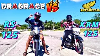 HONDA RS 125 CARB VS. HONDA XRM 125 CARB | DRAGRACE | BATTLE OF HONDA