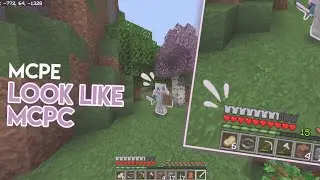 CARA MEMBUAT TAMPILAN MCPE KALIAN SEPERTI MCPC | MINECRAFT TUTORIAL