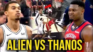 Sasakit ang katawan ni Wembanyama dahil kay Zion, Kamot ulo ang ALIEN!