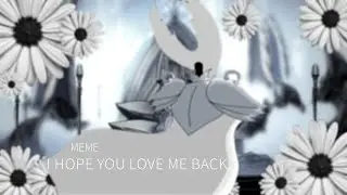 I HOPE YOU LOVE ME BACK - meme(Hollow knight)