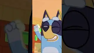 Musica con Bandit che fa lo speaker radiofonico 🎵 | Bluey Italiano Canale Ufficiale #ytshorts
