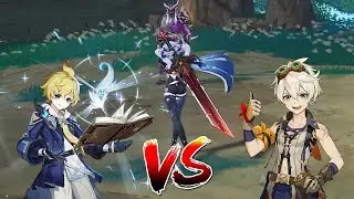 Mika vs Bennett buff on Eula (Genshin Impact)