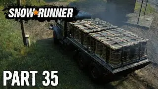 SnowRunner | Walkthrough Gameplay | Part 35 | Dirty Deeds & Retired | Xbox One