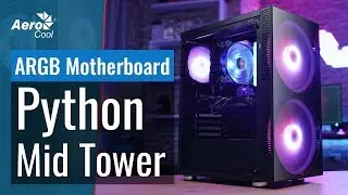 AeroCool Python Mid Tower Case - Connecting the Hub to Your Addressable RGB Motherboard