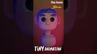 A tiny head animation #animation #blender #design #art #tutorial #artist #creative #3danimation