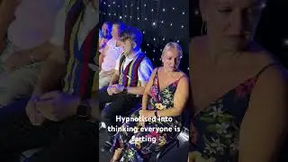 Hypnotised into thinking everyone farting #hypnotist #comedyperformance