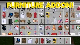 How to get Furniture in MCPE! FURNICRAFT Addon
