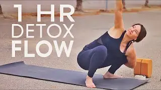 1 Hour Yoga Flow Vinyasa Class (Detox Twists) | Fightmaster Yoga Videos