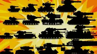 Эволюция Гибридов IS-45 vs KROTOS vs KAPUT vs KV-1000 vs GUSTAV - Мультики про танки