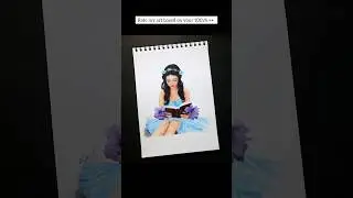 New Portrait drawing with colourpencils, rate it based on your 10th oercentage🤌💙
