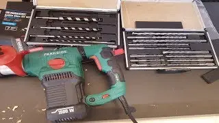 Parkside Auger AND Hammer Drill Bit Set PSBS 7 A1 And PGSB 12 A1