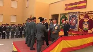 Acto institucional de la Guardia Civil en la comandancia de la línea dela Concepción 12-10- 2017