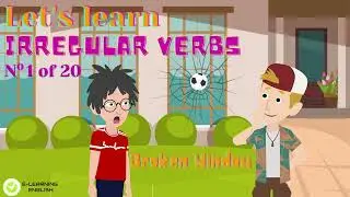Learn Irregular verbs with videos I Break  Broke  Broken 🏆✅