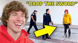 Police Arrest Crazy Old Jewish Man!