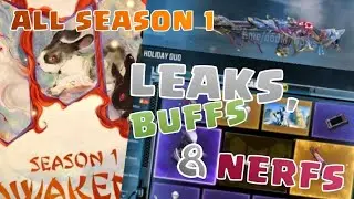 All Nerfs, Buffs & changes in Season 1 2023 in one video