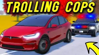 Roblox Roleplay - TROLLING COPS WITH 1000HP TESLA