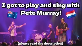 Playing 'Opportunity' with Pete Murray on his stage!