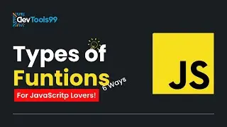 Types of Functions in JavaScript #devtools99 #javascript #javascriptfunctions #webdevelopment