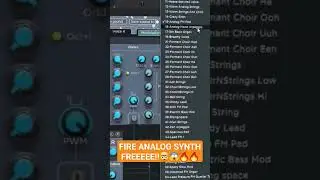 best free analong sy th vst plugin!🔥😱🤯 #shorts #freevstplugins #freevst2024 #analongsynth #flstudio