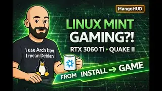 Linux Mint Gaming Setup (RTX 3060 Ti) – From Install to Gaming | OBS, Steam & Quake II