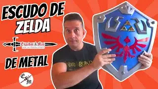 ¡Impresionante Réplica del Escudo de Zelda de Metal! 🛡️