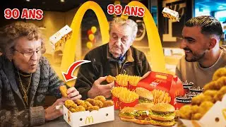 MES GRANDS PARENTS DE 95 ANS MANGENT MCDO POUR LA 1ERE FOIS !