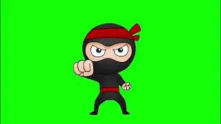 ✔️GREEN SCREEN EFFECTS: Ninja Animation