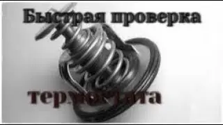 Быстрая проверка термостата
