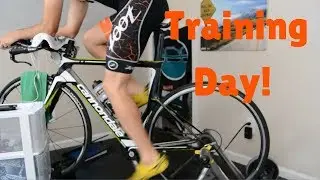 Triathlon Training Day | Zwift and Keith Weber Kettlebells