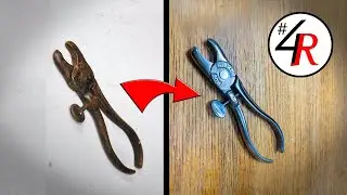 Rusty Pliers from 1872 - [RESTORATION]
