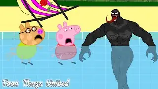Peppa Pig Escape From Venom in Peppa Episodes - A Peppa Pig Funny Horror Story Animation