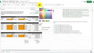 Google sheets: How to make a water audit spreadsheet