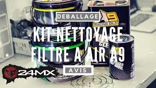 Unboxing et test kit nettoyant filtre A9 24MX