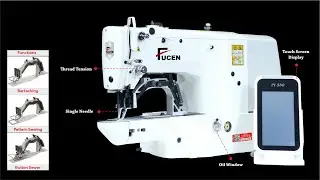 FC-1900BMP: High Speed, Computerized, Single Thread, Button & Bartaking multi Purpose sewing machine