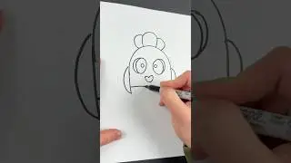 {ASMR} How to draw Toon Spike from Brawl Stars (EASY)