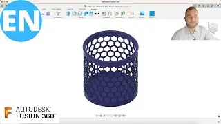 Fusion 360 | Moldeling a 3D Basket | Quick and Simple