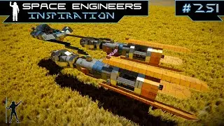 Space Engineers Inspiration - E251: Razor Crest, Argus Battlecruiser, & Anakin's Podracer