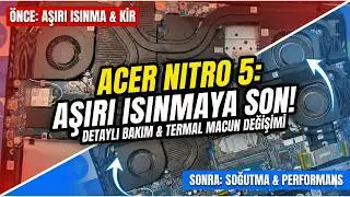 ACER NITRO 5 (C20C2) DETAILED MAINTENANCE AND THERMAL PASTE REPLACEMENT | SOLUTION TO OVERHEATING...