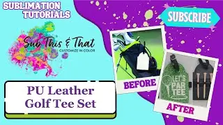 Sublimation Golf Tee Holder/ID Tag