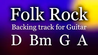 Folk Rock backing track in D major, 124bpm. Good vibrations! Play along & have fun!