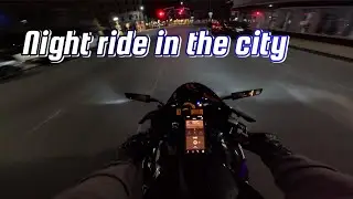 It’s 11:38, Come Ride With Me | cbr600rr | Night Ride Pure Exhaust + Vaporwave