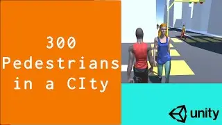 300 Pedestrians in a City | 