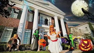 DECORAMOS A MANSÃO DOS EUA PARA O HALLOWEEN !!!
