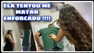 TROLLEI MINHA NAMORADA TRAINDO ELA !! #trollagens com a familia 3