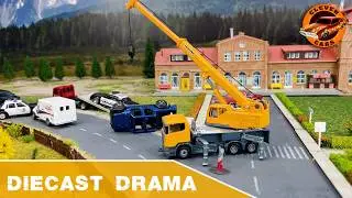 Diecast Model Cars in Action: Exploring a DIY Miniature City