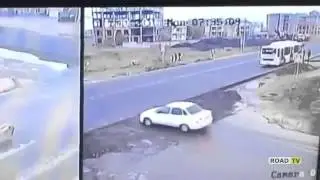 Авария на трассе Каспийск-Махачкала