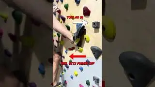 Learn how to place your heel properly! #climbingtechniques #climbing #bouldering #roapcoaching
