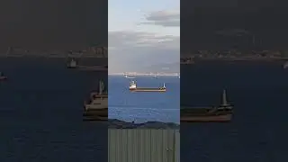 февраль,  вид на Нороссийск из Кабардинки