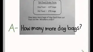 Subtraction Word Problem2