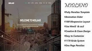 Midland - Parallax Template | Themeforest Website Templates and Themes